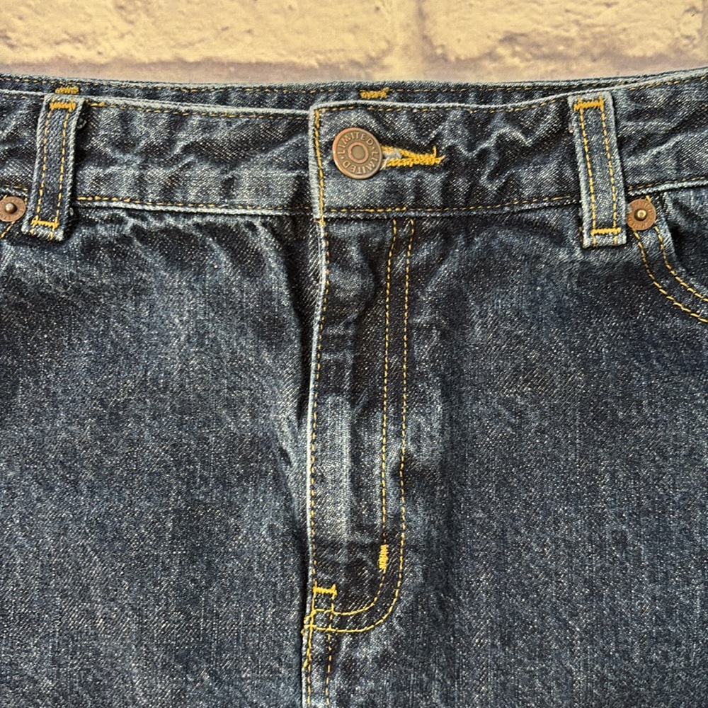 The Limited Denim Pencil Skirt Medium Wash Blue Jean Skirt Size 6 - Picture 3 of 11